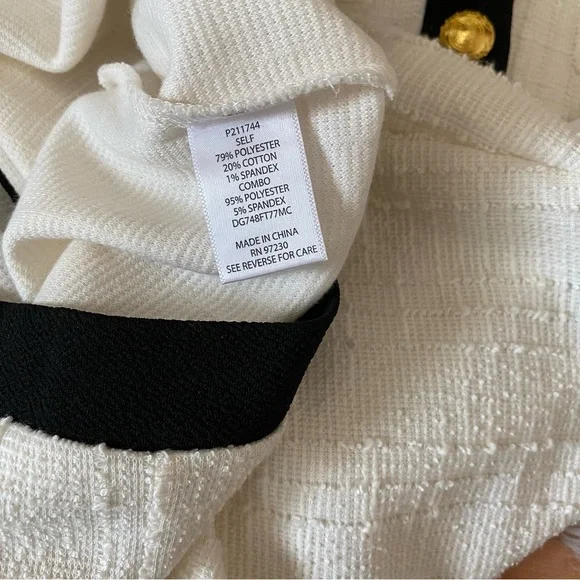 Almost Famous Tweed Button Down Dress - Picture 9 of 10